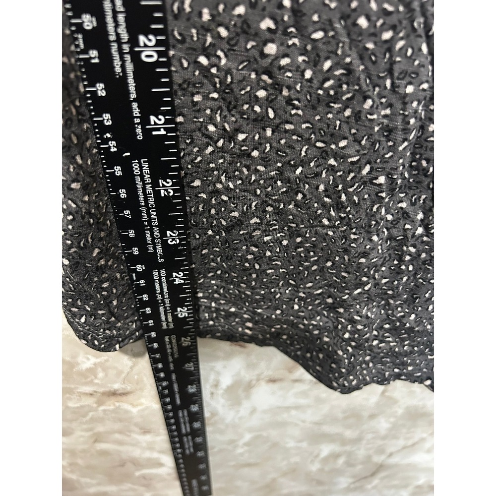 Maurices Floral Print Tie Neck 3/4 Sleeve Blouse Top Medium - Picture 5 of 7